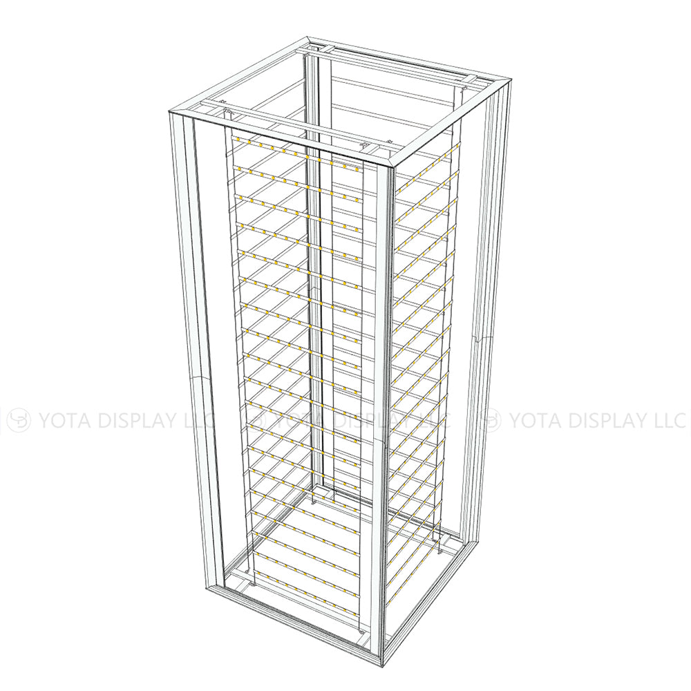 4'(L) x 4'(W) x 10'(H)