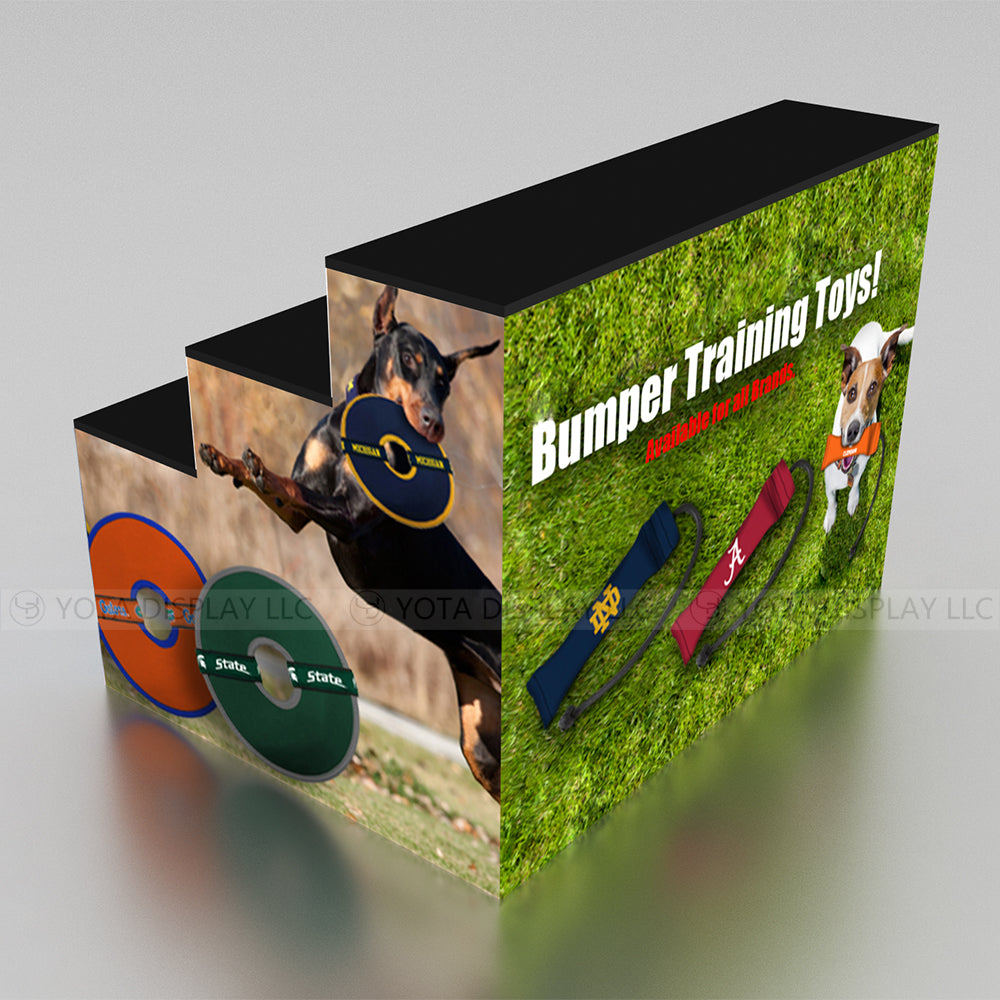 Single Sided Step Counter | 3 Layers | 4'(L) x 3'(D) x 3'(H)