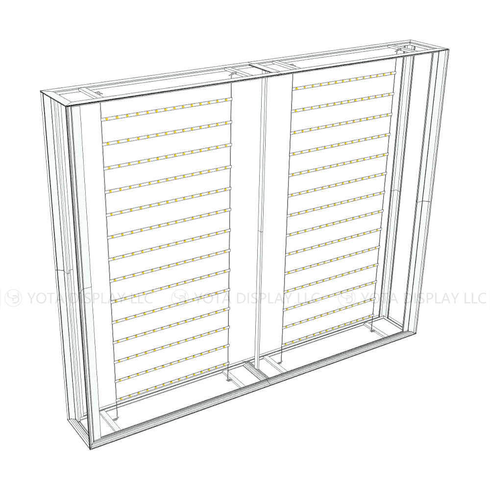 10'(L) x 1.3'(D) x 8'(H)