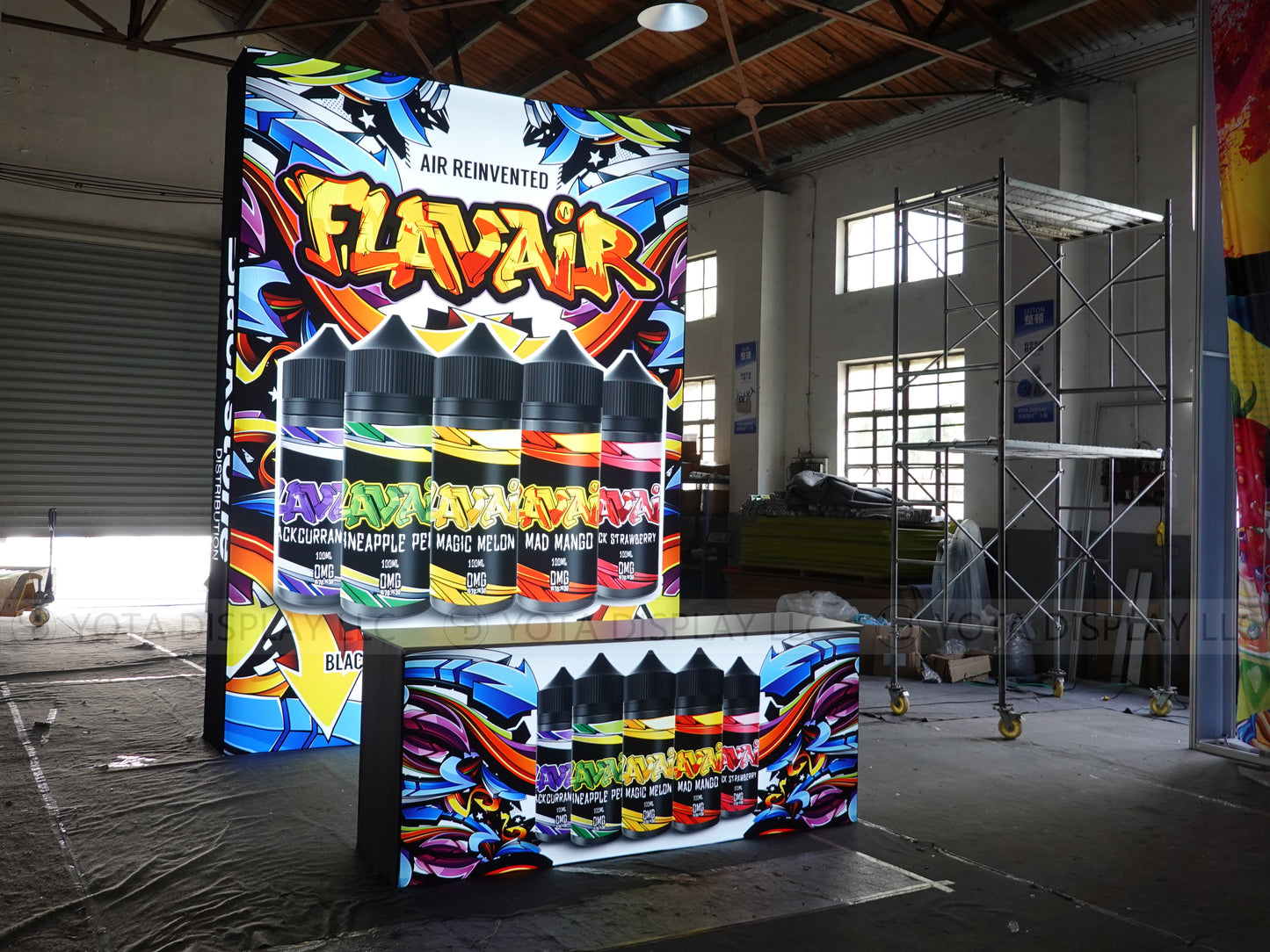 10'(L) x 1.65'(D) x 15'(H)