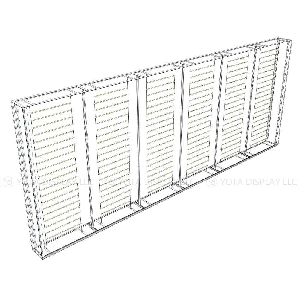 30'(L) x 1.65'(D) x 12'(H)