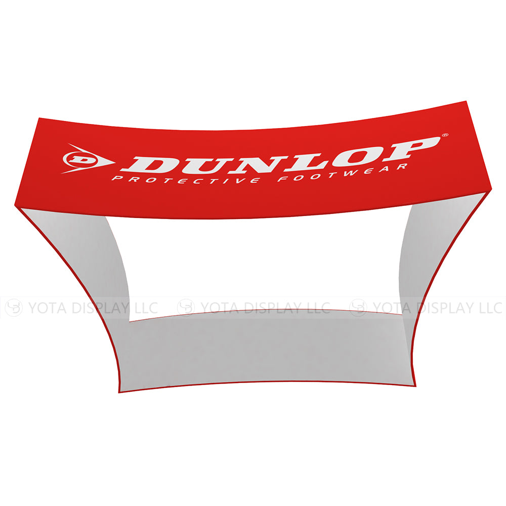 Square Curved 4.5m(L) x 1.2m(H) / 15'(L) x 4'(H)