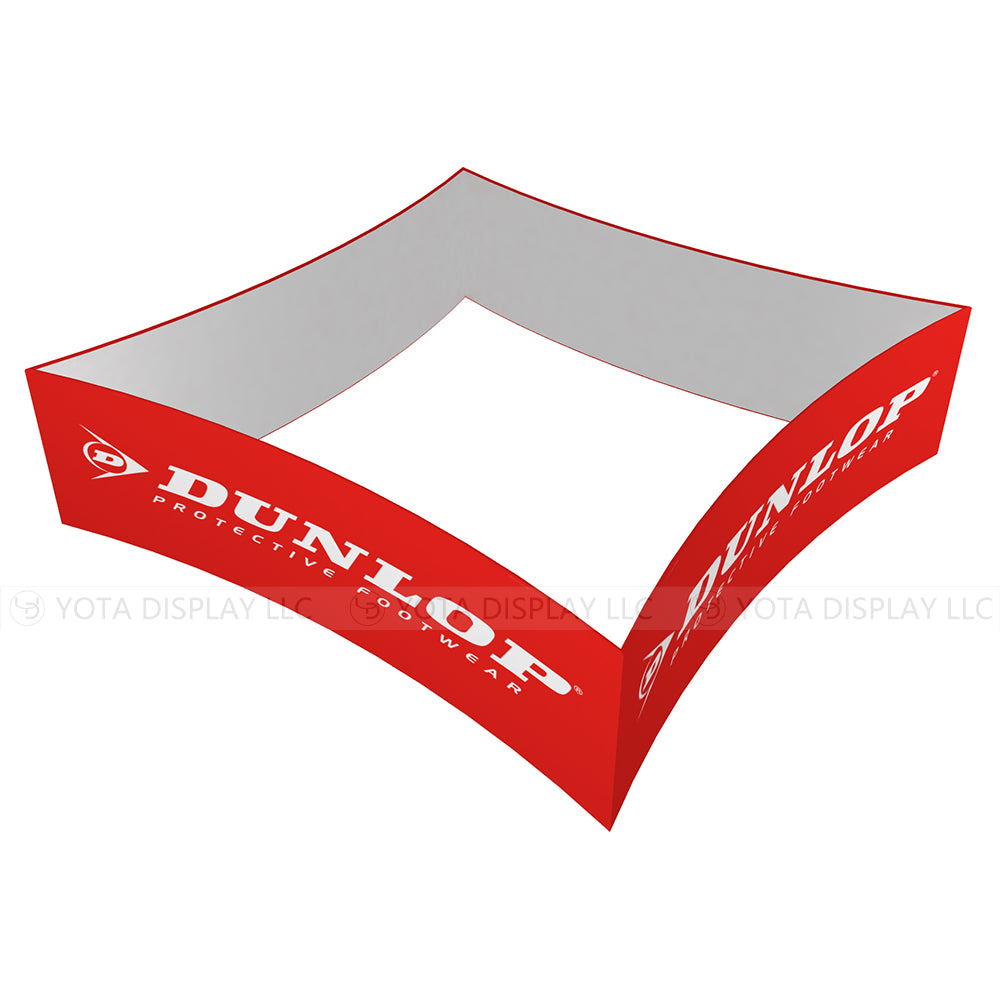 Square Curved 4.5m(L) x 1.2m(H) / 15'(L) x 4'(H)