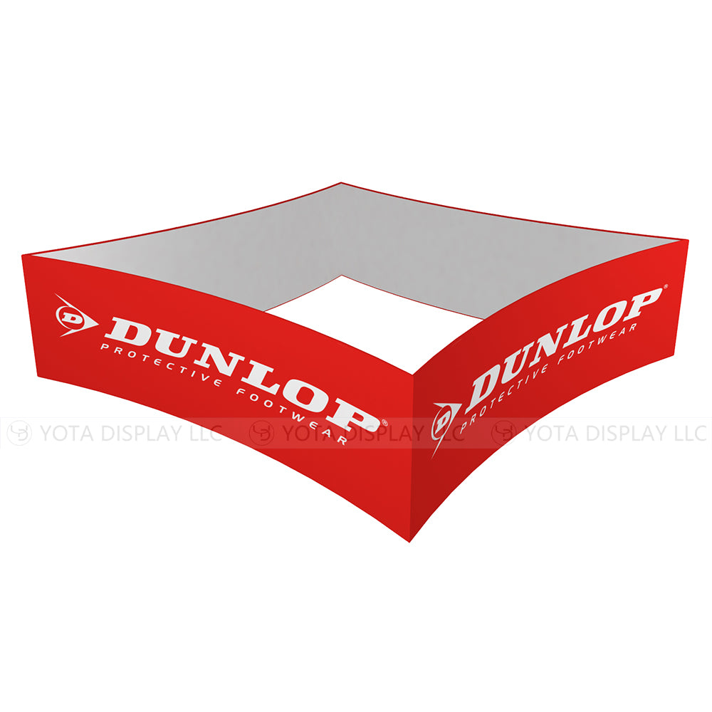 Square Curved 4.5m(L) x 1.2m(H) / 15'(L) x 4'(H)