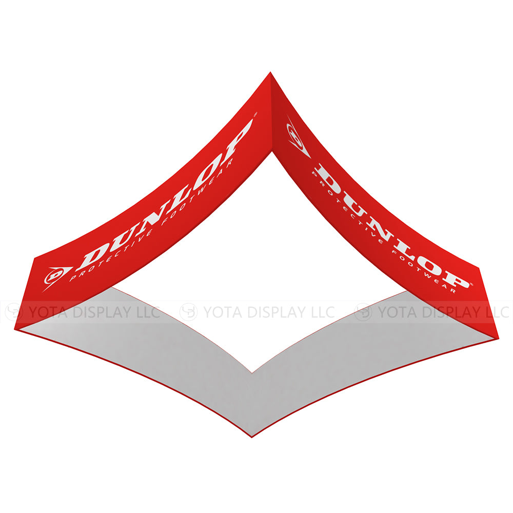 Square Curved 4.5m(L) x 1.2m(H) / 15'(L) x 4'(H)