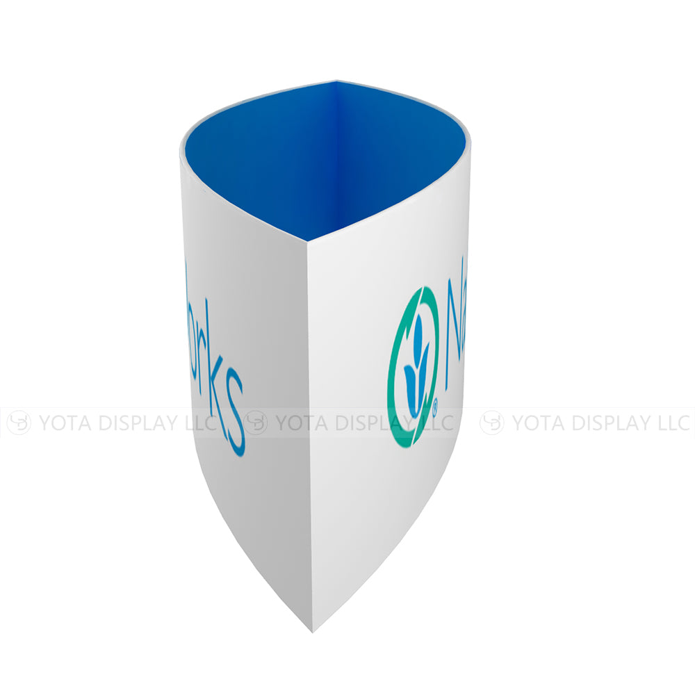 Oval 6m(L) x 1.5m(H) / 20'(L) x 5'(H)