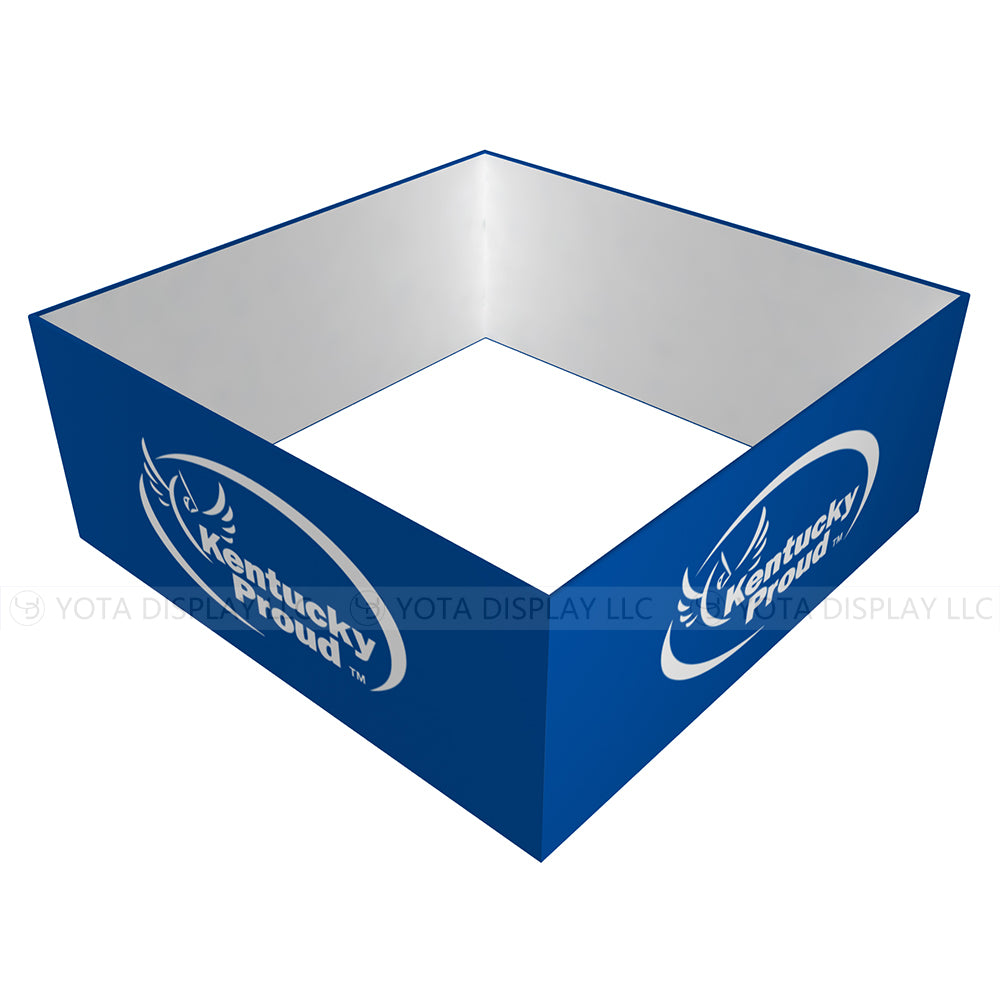Square 3m(L) x 1.2m(H) / 10'(L) x 4'(H)
