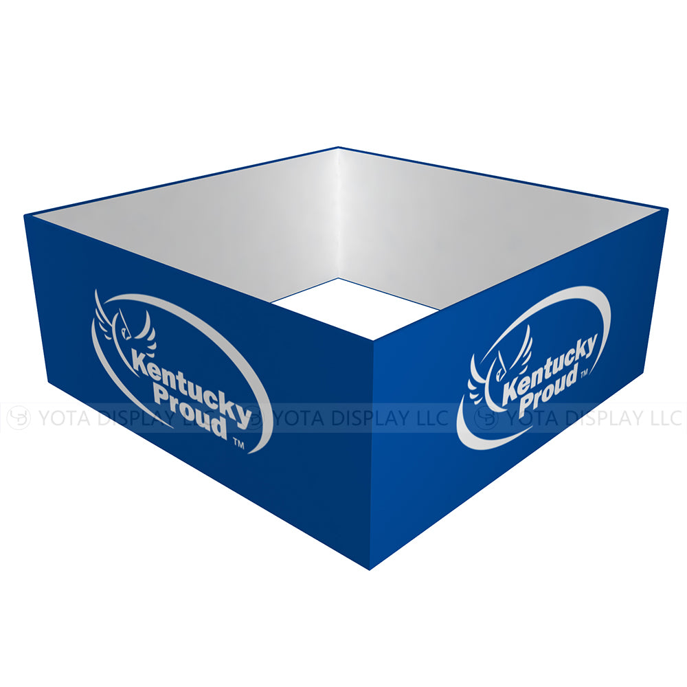 Square 3m(L) x 1.2m(H) / 10'(L) x 4'(H)