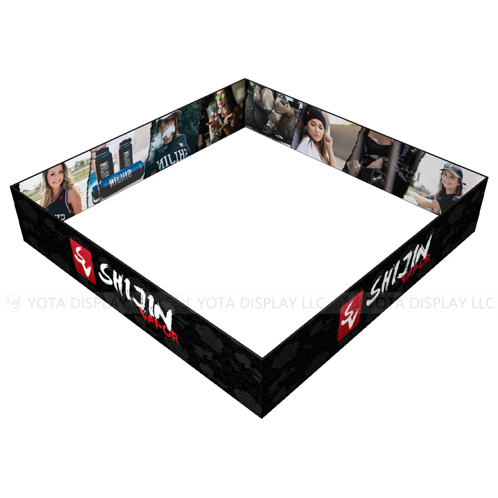 Square 6m(L) x 1.2m(H) / 20'(L) x 4'(H)