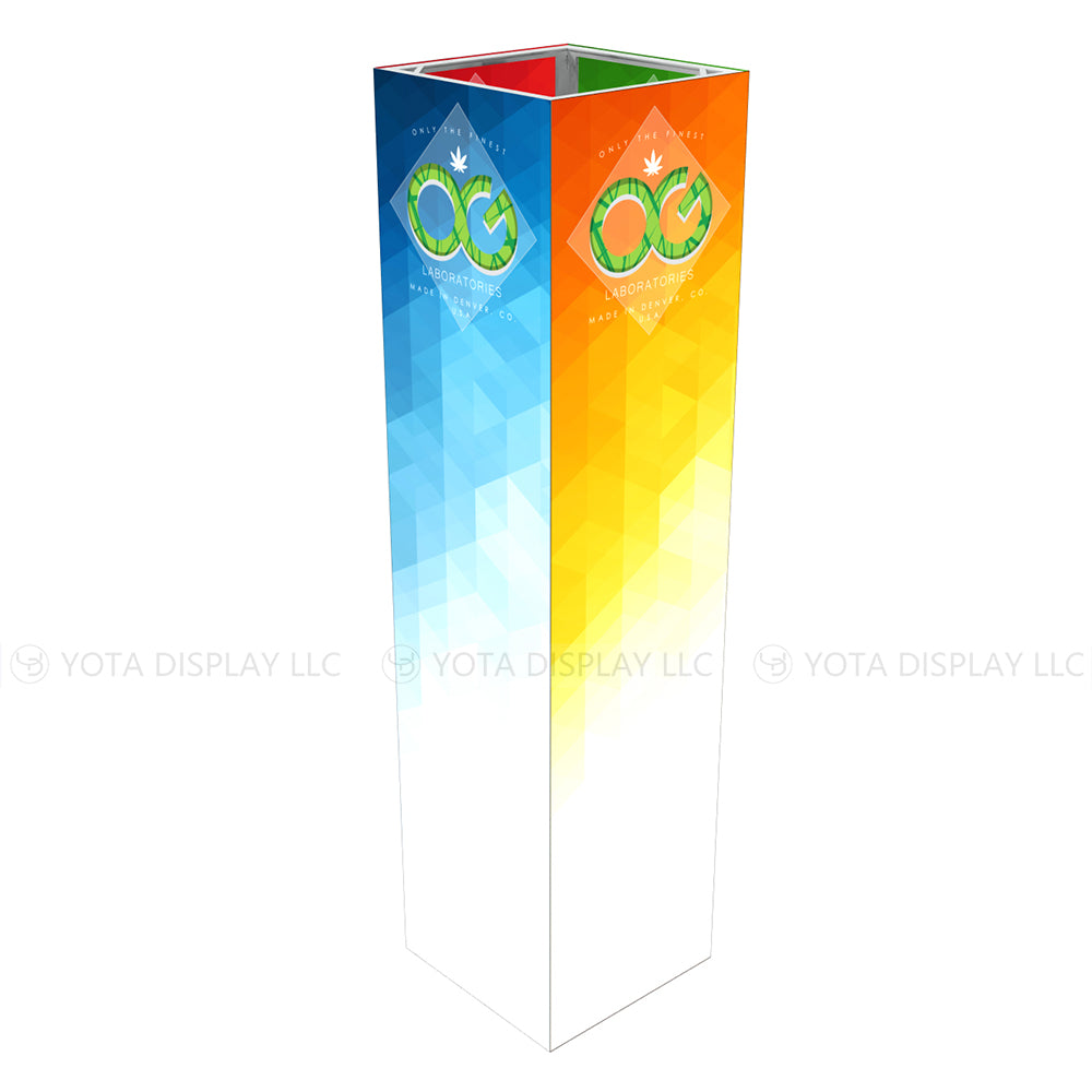 3'(L) x 3'(W) x 12'(H)