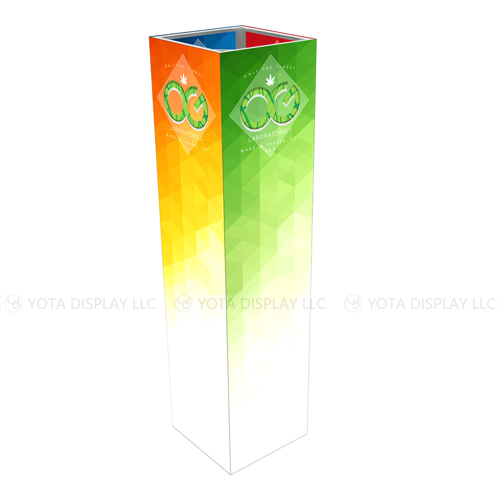 3'(L) x 3'(W) x 12'(H)