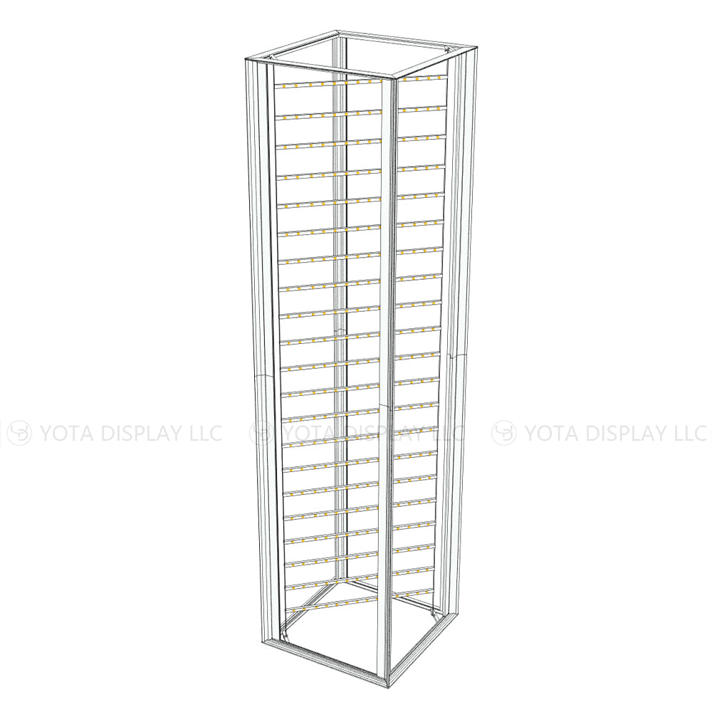 3'(L) x 3'(W) x 12'(H)
