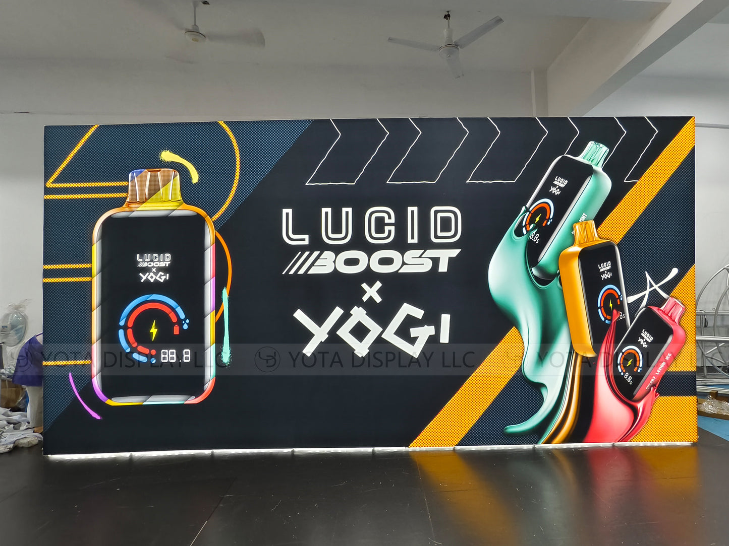 BACKLIT - 20ft x 10ft SEG Pop Up Wall