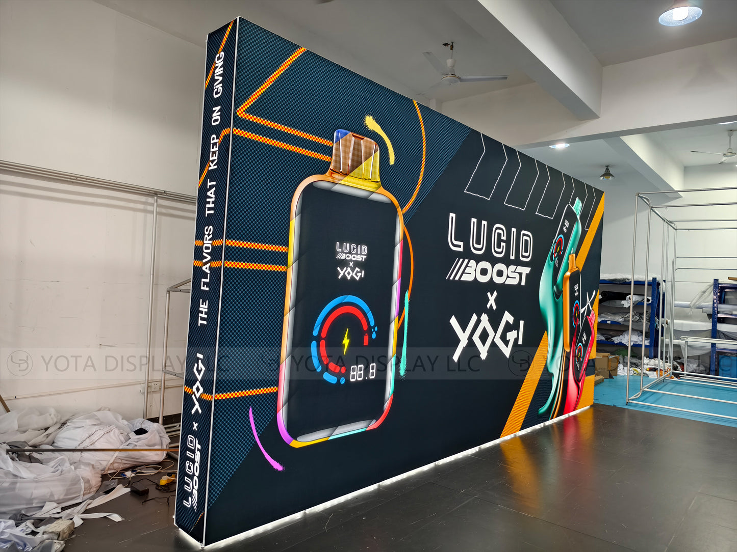 BACKLIT - 20ft x 10ft SEG Pop Up Wall