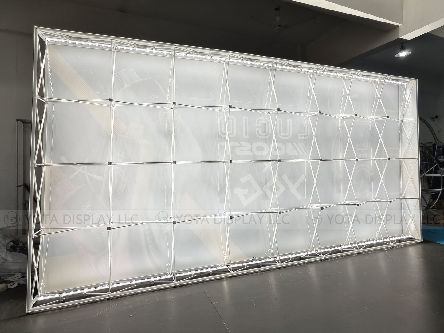 BACKLIT - 20ft x 10ft SEG Pop Up Wall