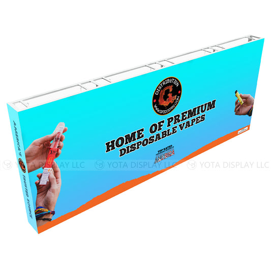 20'(L) x 1.3'(D) x 8'(H)