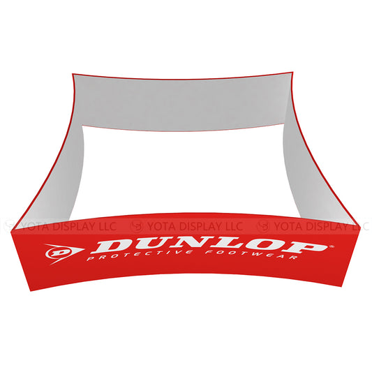 Square Curved 4.5m(L) x 1.2m(H) / 15'(L) x 4'(H)