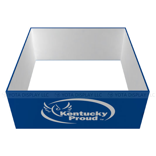 Square 3m(L) x 1.2m(H) / 10'(L) x 4'(H)