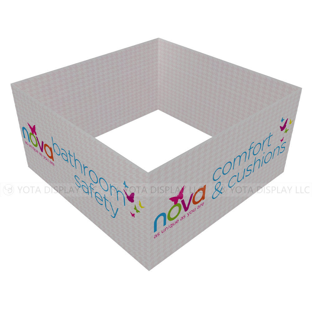 Square 6m(L) x 3m(H) / 20'(L) x 10'(H)