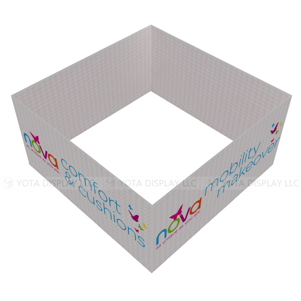 Square 6m(L) x 3m(H) / 20'(L) x 10'(H)