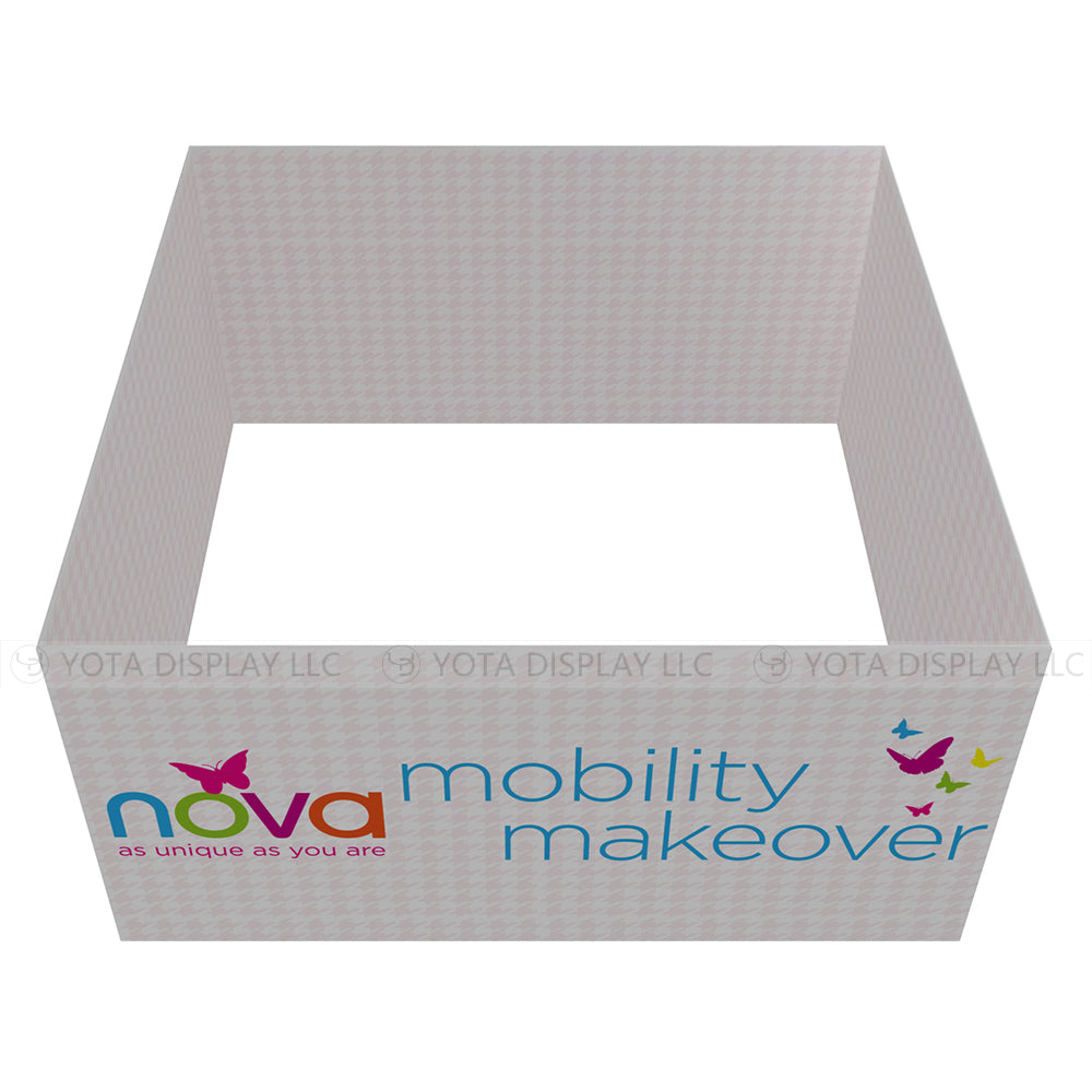 Square 6m(L) x 3m(H) / 20'(L) x 10'(H)