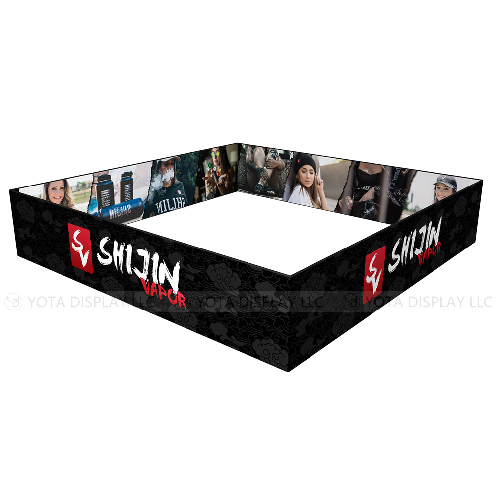Square 6m(L) x 1.2m(H) / 20'(L) x 4'(H)
