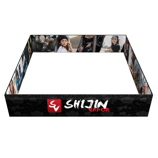 Square 6m(L) x 1.2m(H) / 20'(L) x 4'(H)